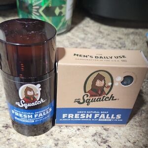 Dr. Squatch Fresh Falls Deodorant and Soap Set - Black